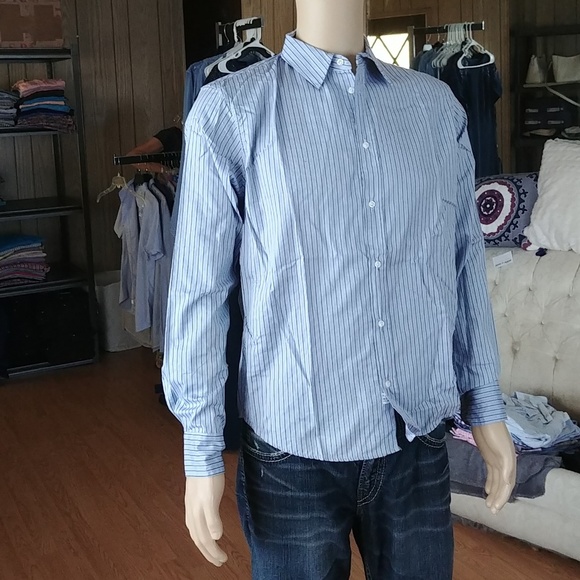 Frank & Eileen Striped Button Down Shirt - Picture 2 of 7